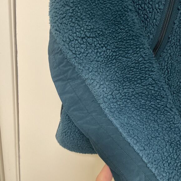 Patagonia Synchilla Fleece Full Zip Jacket Women’s Green Long Sleeve Size Small - Picture 6 of 15